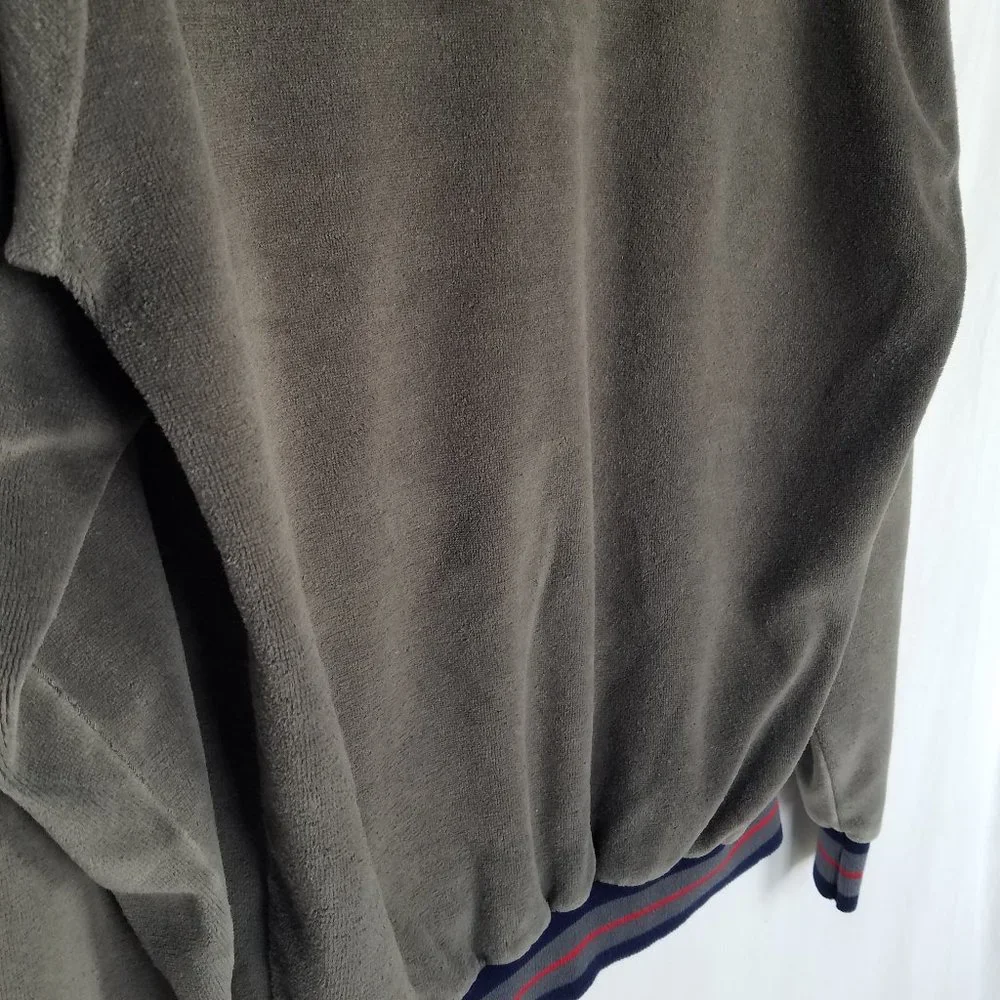 Vintage | Campus Velour V Neck Pullover - Picture 13 of 14